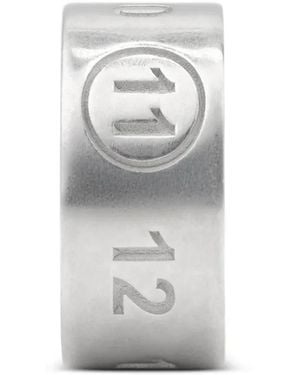 Maison Margiela Pendiente Earcuff Numeric - Blanco