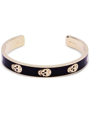 McQueen Skull-Embellished Bracelet - White