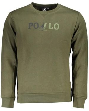 U.S. Grand Logo-Print Crew-Neck Jumper - Green