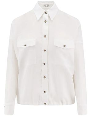 Brunello Cucinelli Buttoned Pocket Shirt - White