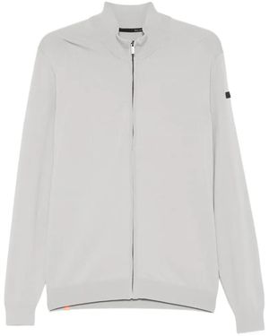 Rrd Maxell Zip-Fastening Cardigan - White