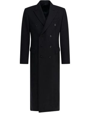 Tom Ford Double-Breasted Coat - Black