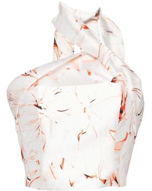 Saiid Kobeisy Top Senza Spalline - Bianco