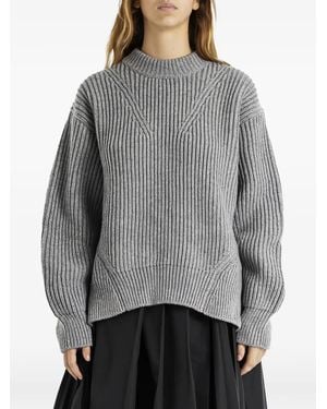 Jil Sander Long-Sleeves Sweater - Gray