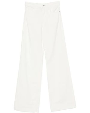 Emporio Armani Denim Cotton Jeans - White