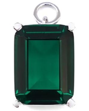 Izabel Display Pendientes Con Colgante De Piedra - Verde