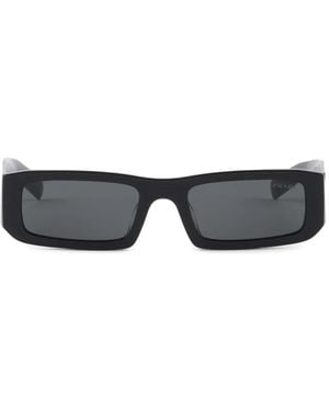 Prada Sunglasses With Triangle Logo - Grey