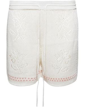 Calle Del Mar Dinner Party Shorts - White