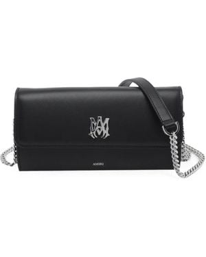 Amiri Ma Logo-Plaque Shoulder Bag - Black
