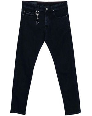 Paul & Shark Embroidered-Pocket Jeans - Blue