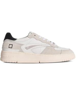 Date Torneo Leather Trainers - White