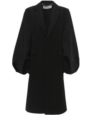 JW Anderson バルーンスリーブ シングルコート - ブラック