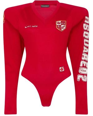 DSquared² Body À Détails Graphiques - Rouge