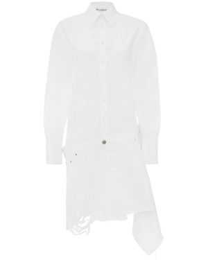 JW Anderson Asymmetrical Dress - White