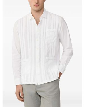 Hackett Buttoned Pocket Shirt - White
