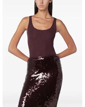 Roberto Collina Wool Tank Top - Paars