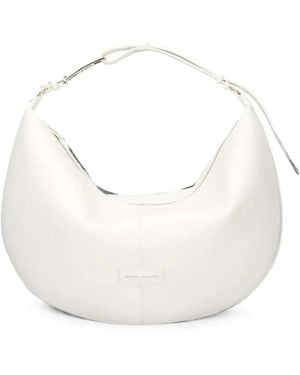 ARMANI EXCHANGE Logo-Plaque Tote Bag - White