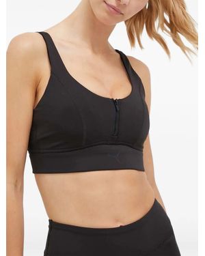 PUMA Brassière De Sport Eversculpt Uplift Zippé - Black
