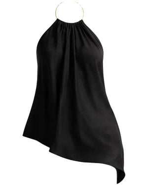 Cynthia Rowley Talita Ring Blouse - Black