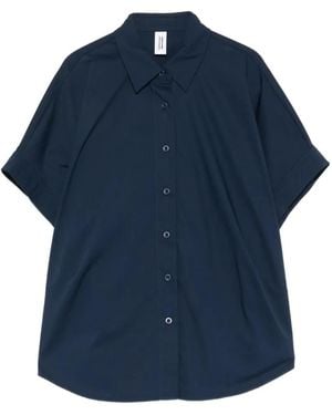 Bomboogie Chemise À Boutonnière Sur Le Devant - Blue