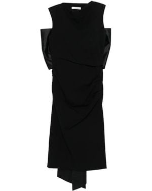 Dorothee Schumacher Jurk Verfraaid Met Strik - Zwart