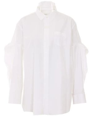 Sacai Frontal Buttons Oversize Shirt - White