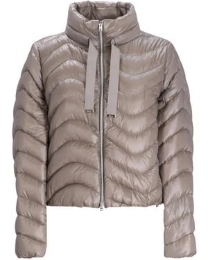 Herno Plumífero con cuello falso - Gris