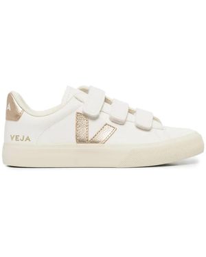 Veja Touch-Strap Trainers - White