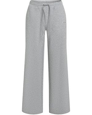 KARL LAGERFELD Rhinestone Loungewear Trousers - Grey
