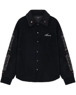 Amiri Studded Overshirt - Black