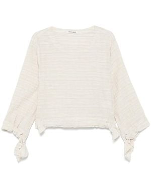 Henrik Vibskov Blusa Full Fest - Bianco