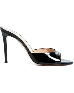 Roberto Festa Ramas Patent Leather Heeled Sandals - White
