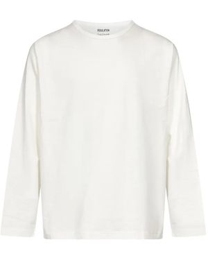 Yohji Yamamoto Re-Logo Long-Sleeve T-Shirt - White