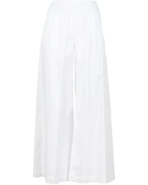 Via Masini 80 Trainingsbroek Met Elastische Tailleband - Wit