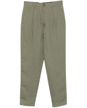 Canali Linen Pants - Green