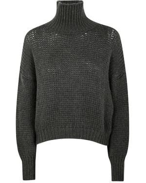 Nuur Turtleneck Alpaca-Wool Sweater - Black