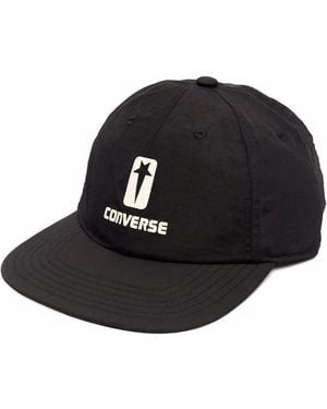 Rick Owens X Converse Logo-Print Cap - Black
