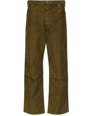 Maison Margiela Relaxed Wide-Leg Pants With Utility Pockets - Green