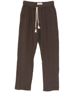 MC2 Saint Barth Calais Drawstring Trousers - Brown