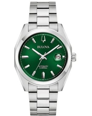 Bulova Surveyor 39Mm Watch - Green