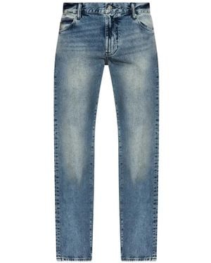 Emporio Armani Straight-Leg Jeans - Blue