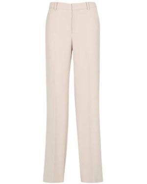 FEDERICA TOSI Pressed-Crease Tailored Trousers - White