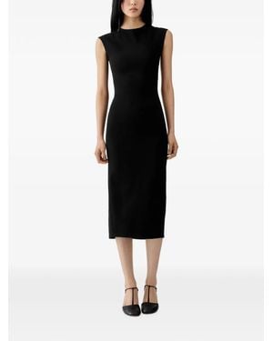 Jacquemus Vestido Midi The Alba - Negro