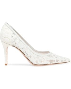 Gianvito Rossi Claudia 85 Pumps - White