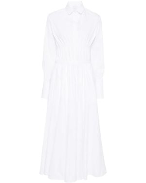 Patou Hemdkleid Aus Popeline - Weiß