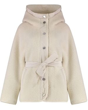 Pinko Faux-fur Jacket - ナチュラル