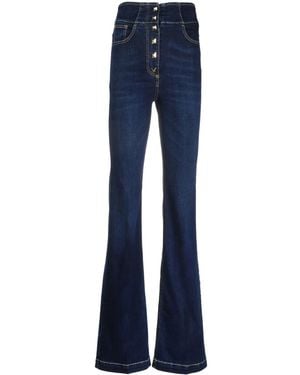 Elisabetta Franchi Vaqueros Capri Slim - Azul