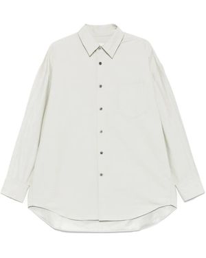 Feng Chen Wang Pleated Shirt - White