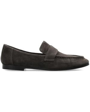 Black Suede Studio Arrow Suede Loafers - Black