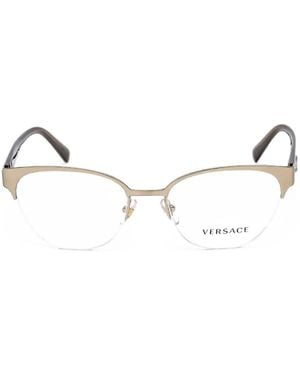 Versace Cat-Eye Frame Glasses - Natural